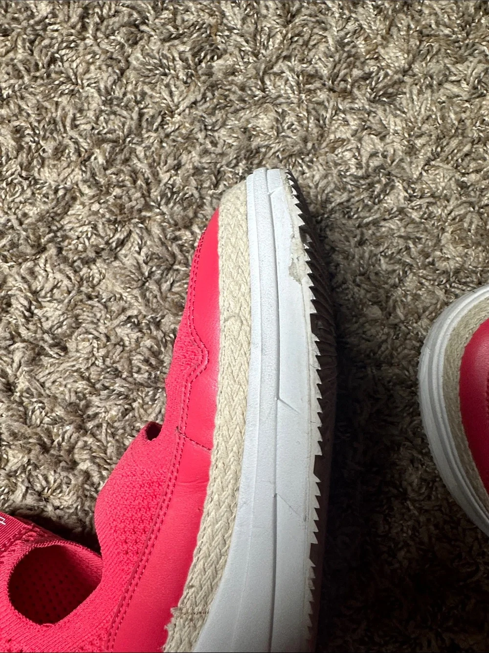 FitFlop High Top Mary Jane Pink Knit Espadrille Slip-On Wimen’s Size 8.5